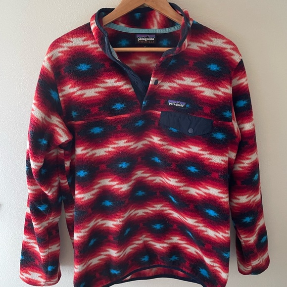 Patagonia Synchilla Snap-T Red Wild 